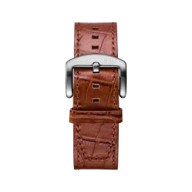 24MM LIGHT BROWN STRAP