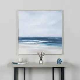 Abstract Beach Framed Canvas 1