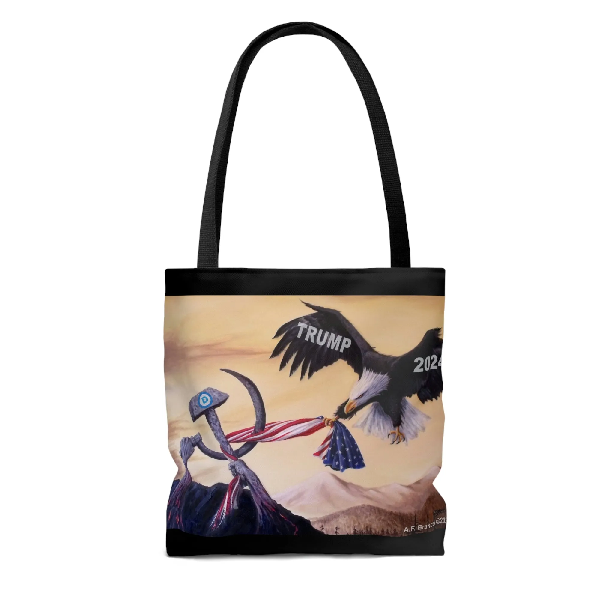 A.F. Branco "Freedom's Battle 2024" Tote Bag (3 Sizes)