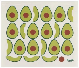 Avocados Swedish Dishcloth Dry Mat