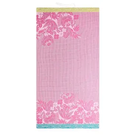 Barbade pink beach towel by le jacquard français