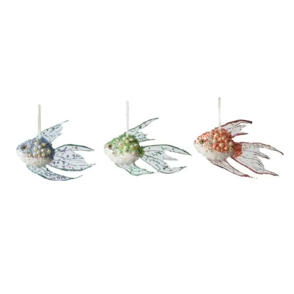 Beaded Fish Ornament