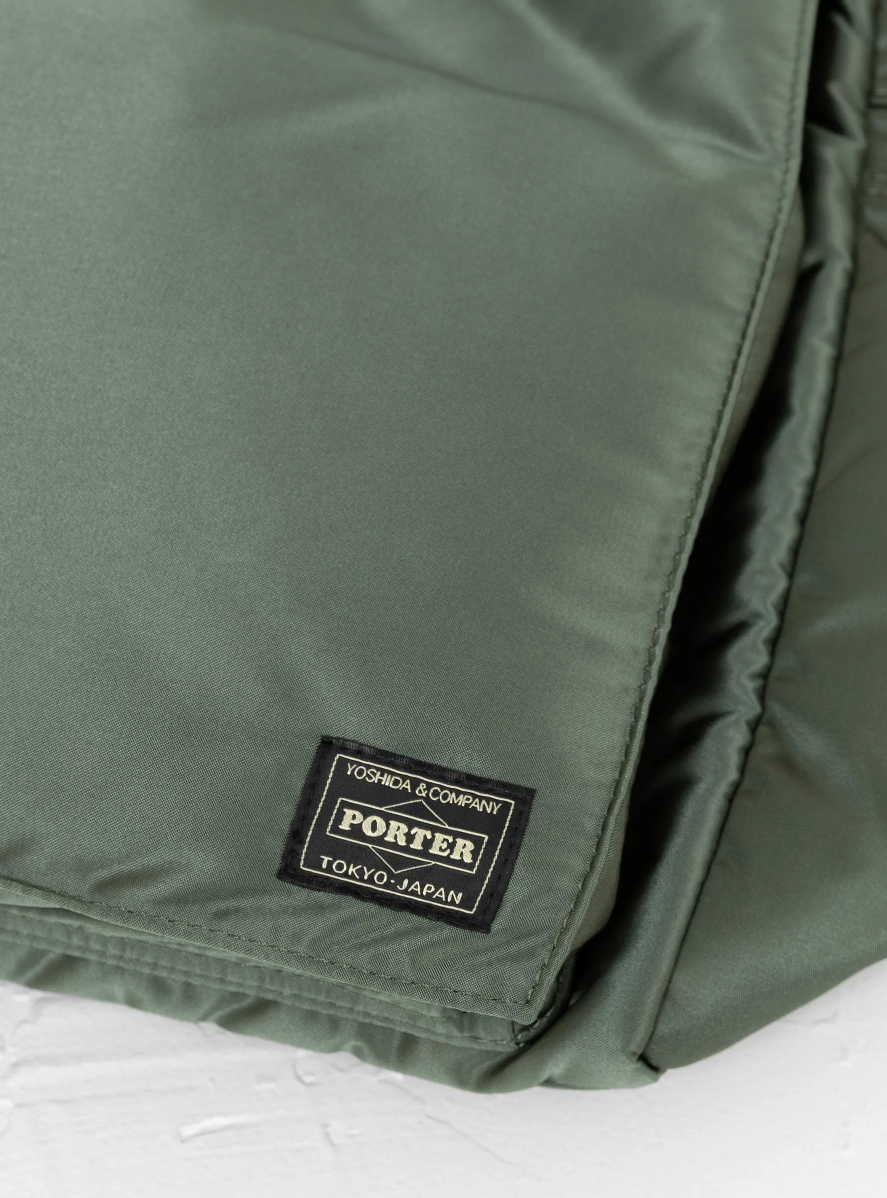 Bio-Nylon TANKER Envelope Bag Sage Green