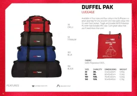 Black & Wolf - Foldable DufflePack 50L