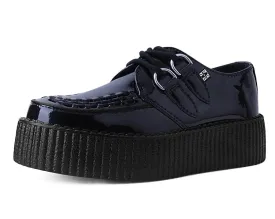 Black Metallic Sparkle D-Ring Mondo Creeper