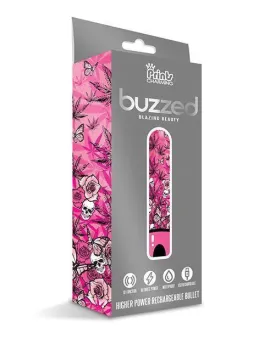 Buzzed 3.5" Rechargeable Bullet - Blazing Beauty Pink