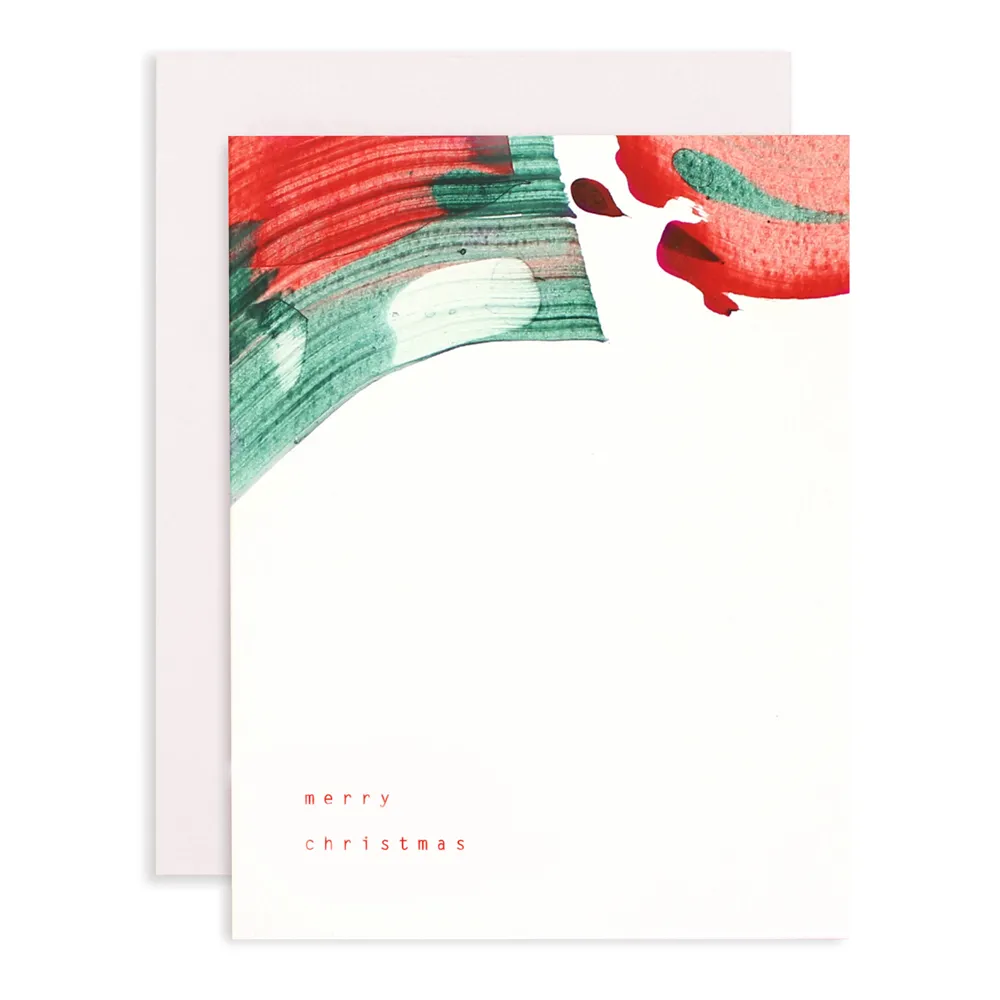 Christmas Swirl Holiday Card Set by Moglea