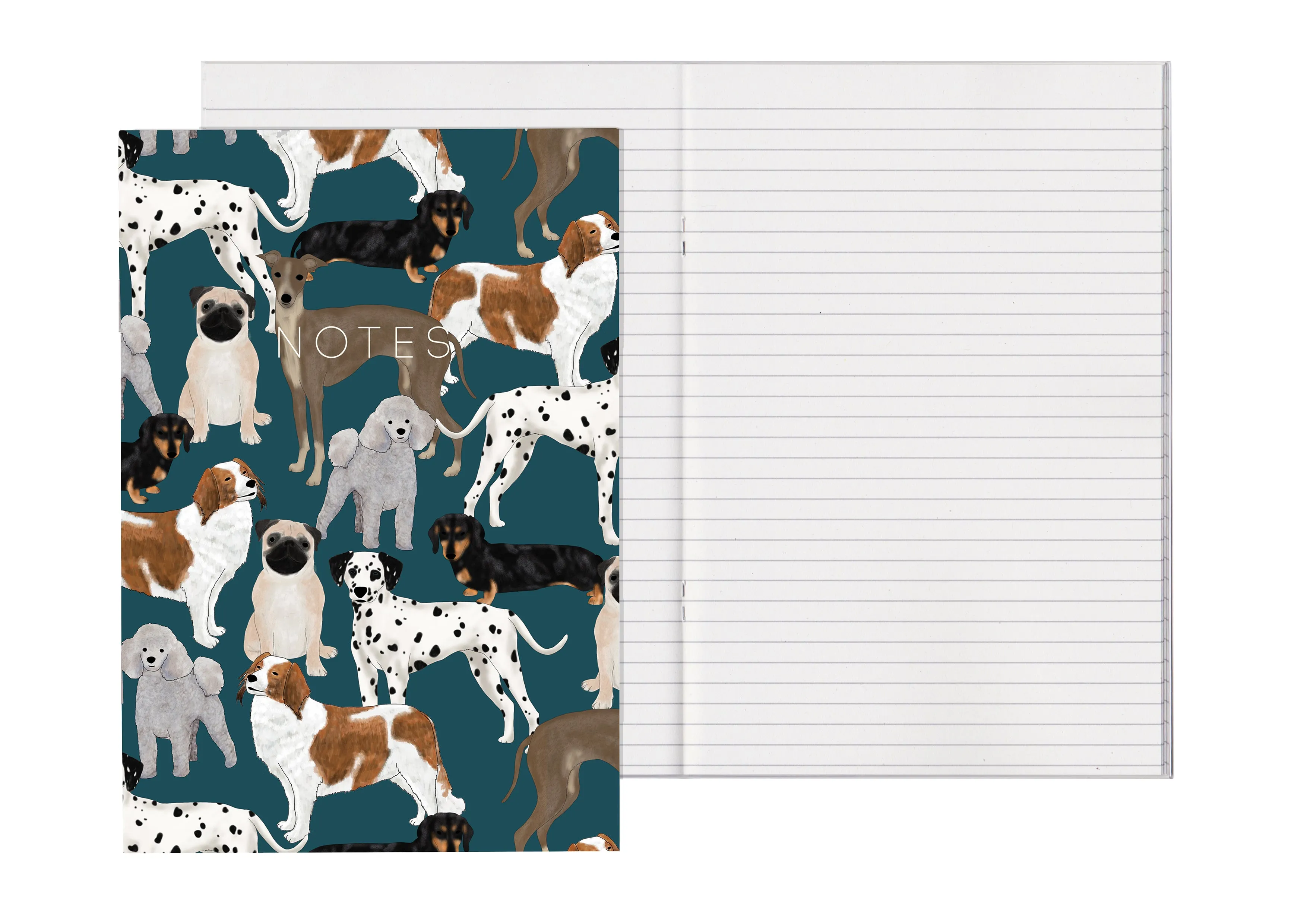 Dogs - A5 Notebook