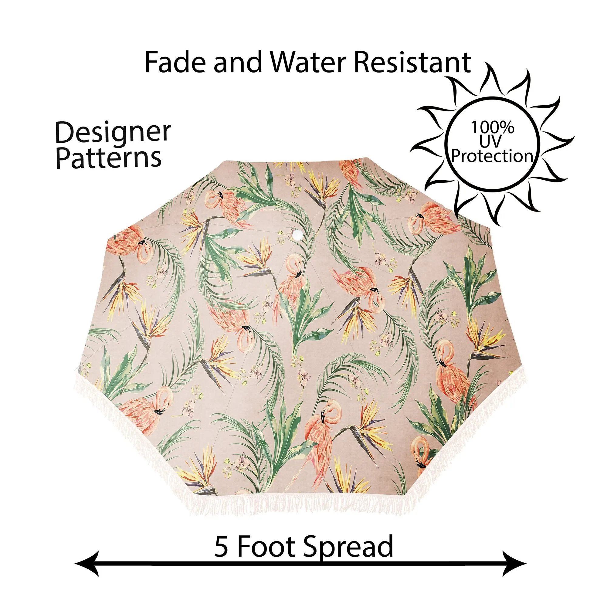 Flamingo Beach Umbrella