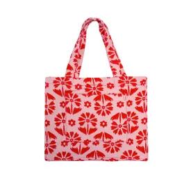 Flora Beach Bag Poppy