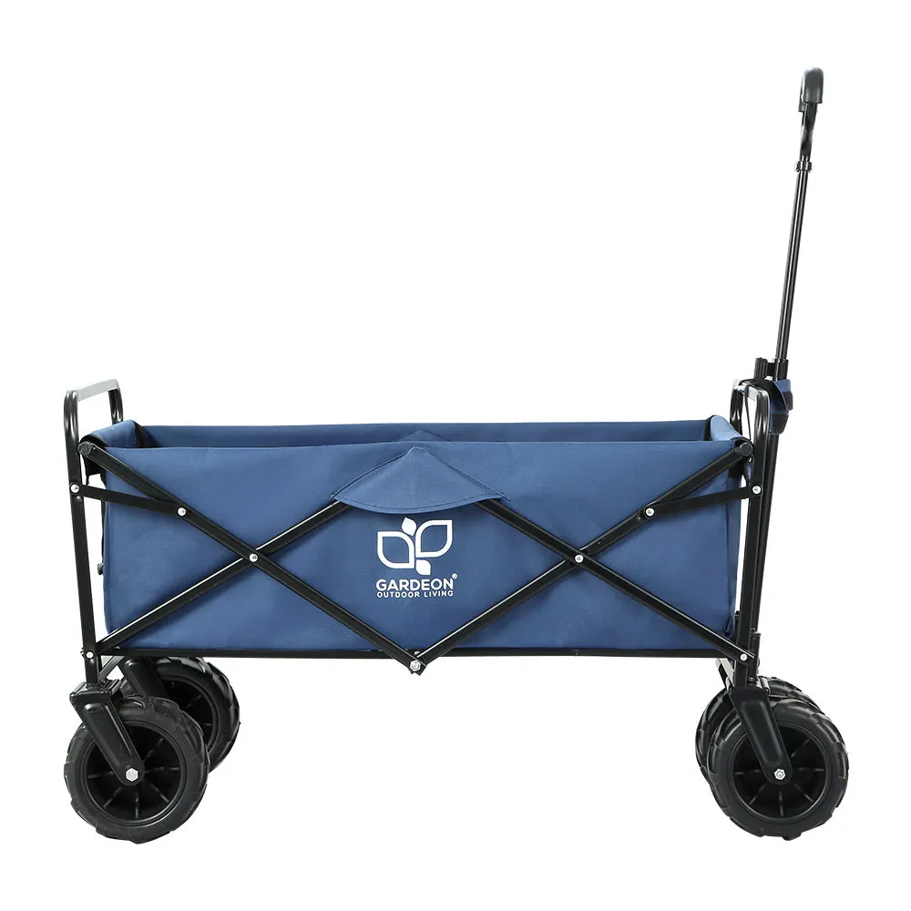 Heavy-Duty Folding Garden Wagon Trolley Cart 120kg - Gardeon