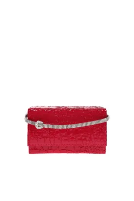 Kate Hibiscus Coco Embossed Shoulder Bag