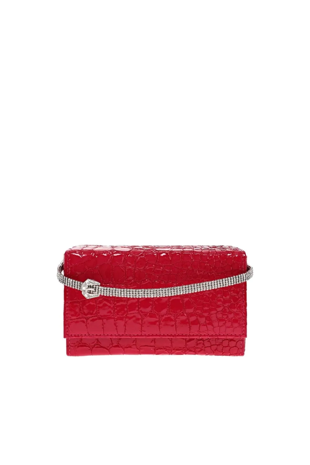 Kate Hibiscus Coco Embossed Shoulder Bag