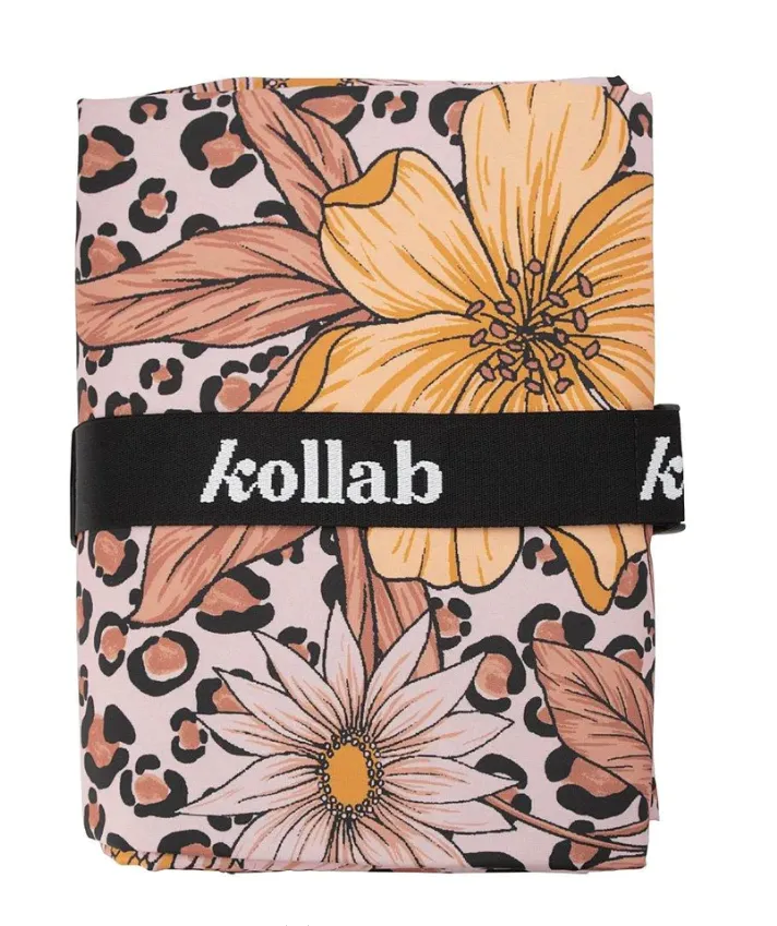 Kollab - Leopard Floral Picnic Mat