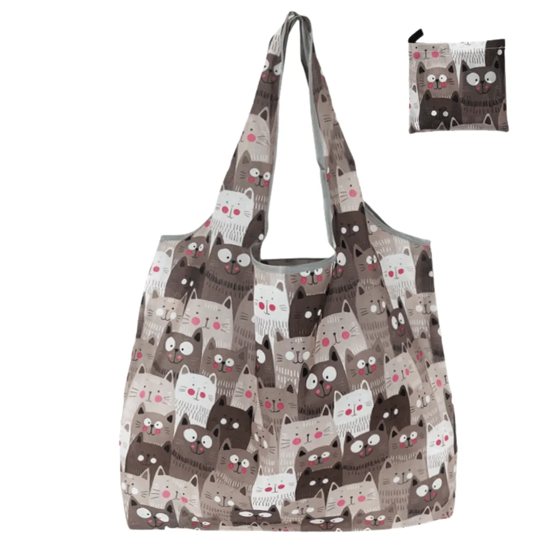 Meow Market Reusable Tote Bag