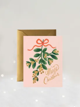 Mistletoe Christmas Card