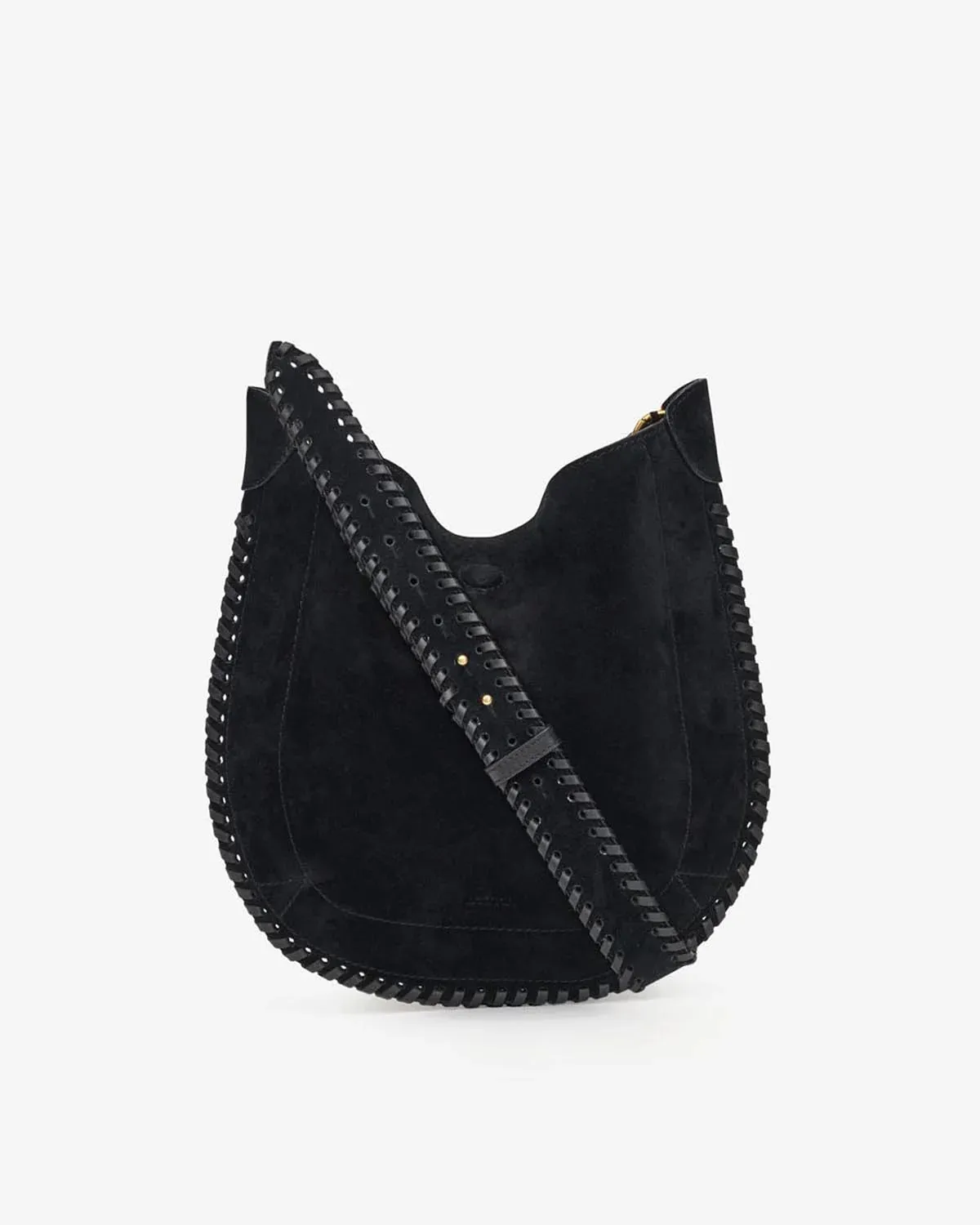 Oskan Soft Shoulder Bag in Black