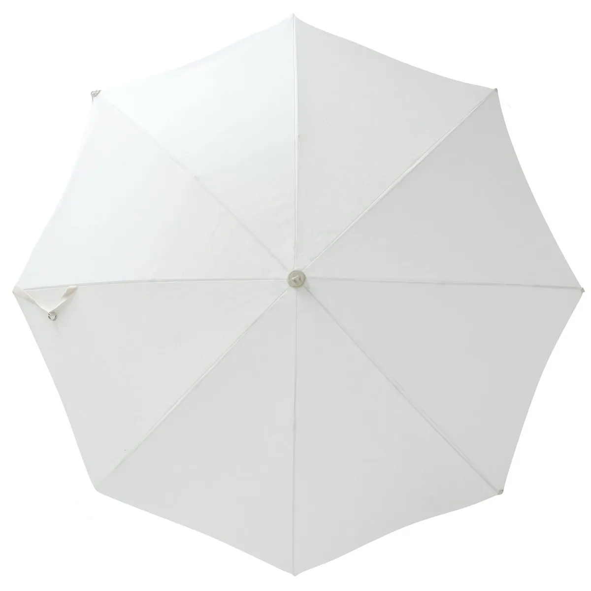 Premium Beach Umbrella: Antique White