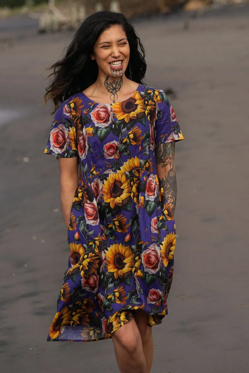 Saski Glory Dress - Sunflowers - SALE