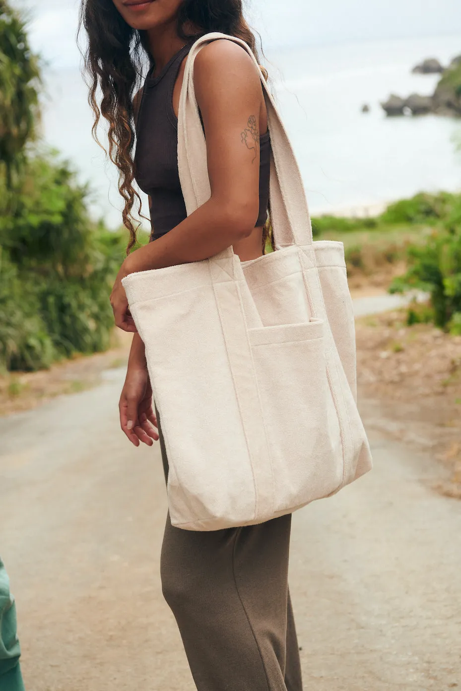 Terry Beach Bag - Coconut