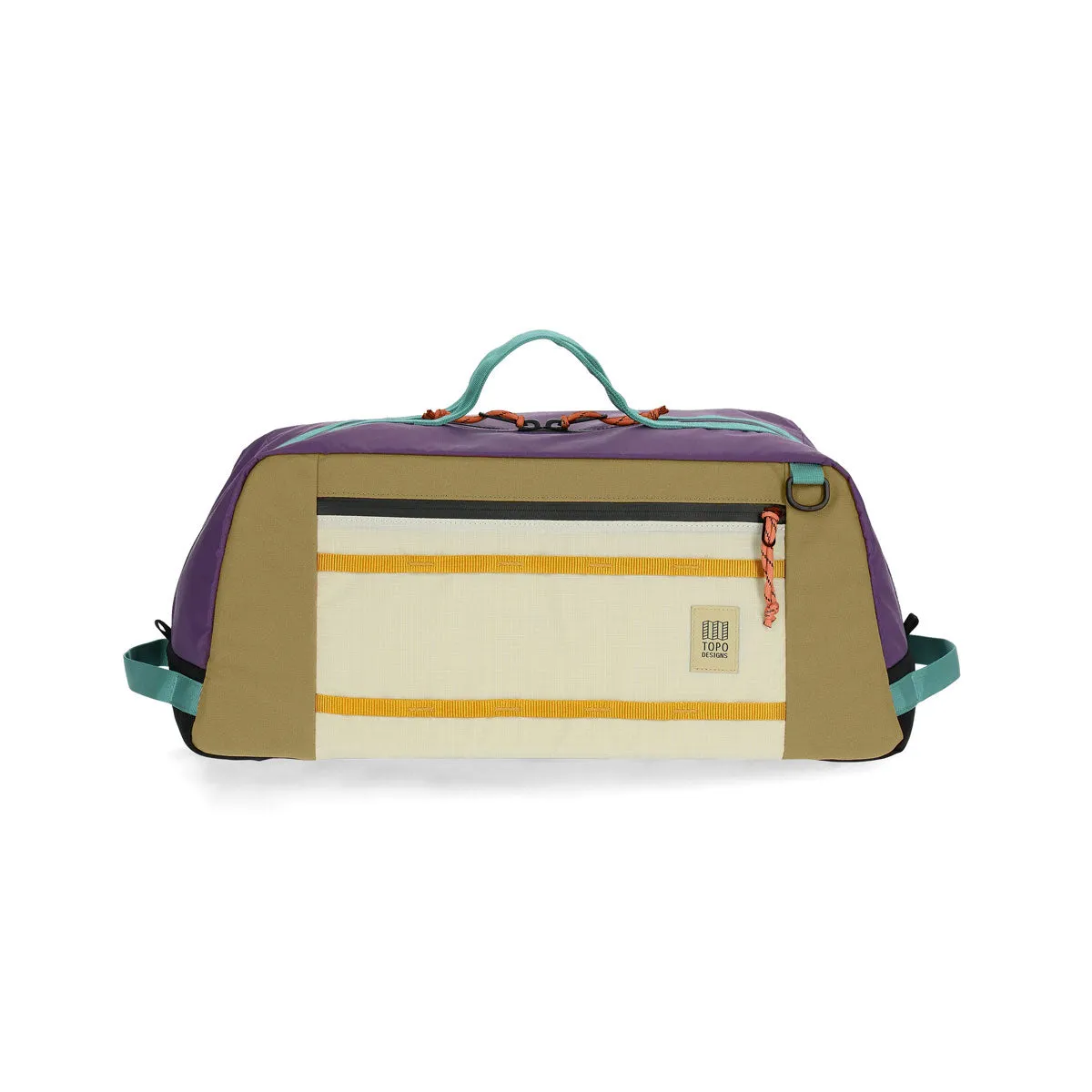 Topo Designs : Mountain Duffel : Loganberry/Bone White