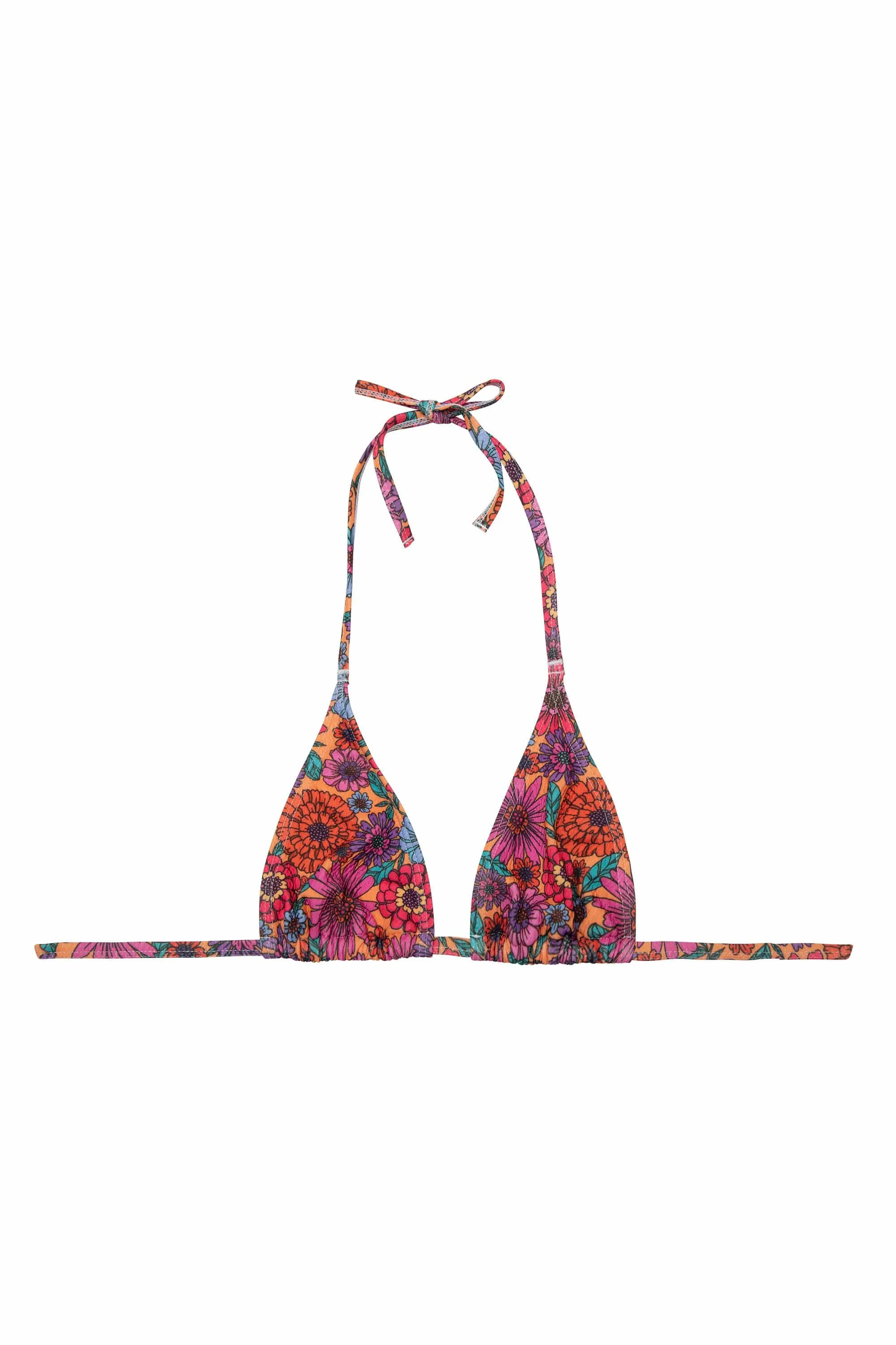 Wolf & Whistle Scarlett Floral Triangle Bikini Top